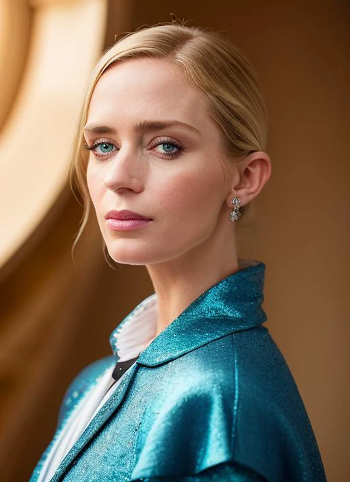 portrait of skswoman, miserable , wearing luxury fashion , with Layered haircut , background ship, epic (photo, studio lighting, hard light, sony a7, 50 mm, matte skin, pores, colors, hyperdetailed, hyperrealistic), <lyco:Emily Blunt:1.0>