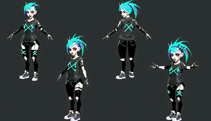 <lora:Everly_Heights_Character_Maker:1> female cyberpunk hacker girl