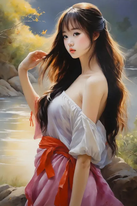 oil painting, vivid colors, beautiful light,
masterpiece, best quality, 1girl, <lora:kwFemale_Beta40-SDXL_v1:1>, chinese