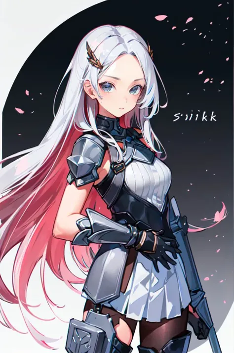 <lora:siki-000018:0.8> siki,, ultra detailed, masterpiece, best quality, aesthetic, detailed,, serious, 1girl, (white eyes:1.1), (grey eyes:1.3), white hair, very long hair, parted hair, parted bangs, <lora:parted_hair_v1.3:1.3>, medium breasts,, valkyrie,...