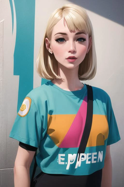 (photorealistic:1.4), (masterpiece:1.3),abstract 1998 european blond hiphop girl by sachin teng x supreme, attractive, stylish, ...