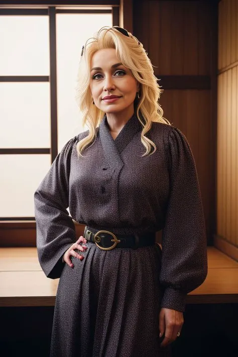 ((SFW)), Dolly Parton   modest outfit, extremely detailed clothing, , izakaya , hyper-realistic, amazing fine detail, Nikon D850 film stock photograph Kodak Portra 400 camera f1.6 lens, rich colors, lifelike texture, dramatic lighting, unreal engine, trend...