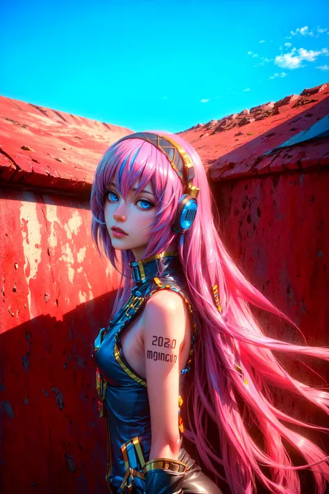 (1girl, solo, megurine luka, vocaloid, hairband, pink hair, blue eyes, standing, from side), extremely high-resolution details, photographic, realism pushed to extreme, fine texture, incredibly lifelike, <lora:more_details:0.5> <lora:epi_noiseoffset2:1>