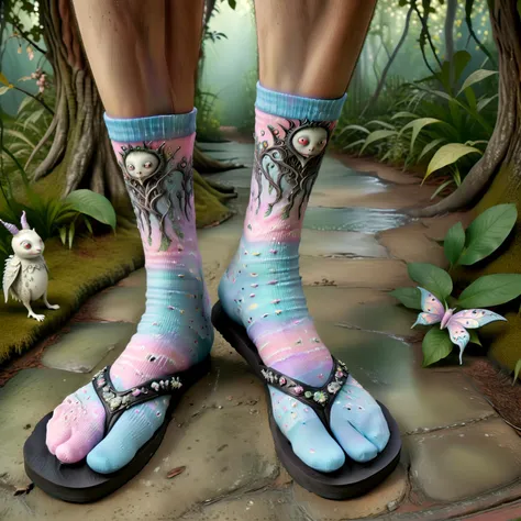 Flip Flops with Socks [SDXL]