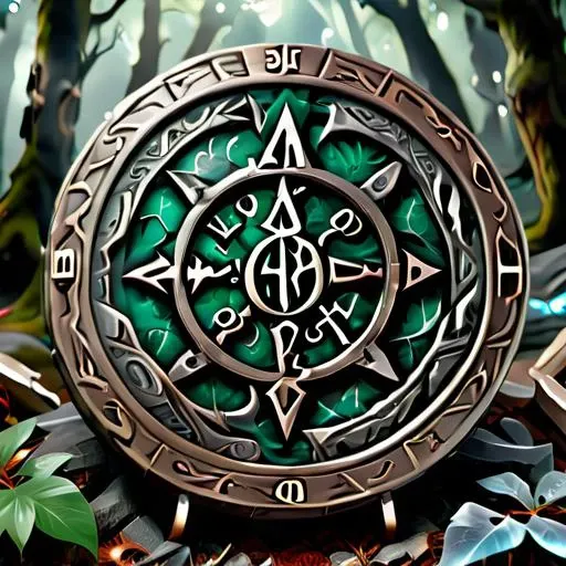 (magic sword in fallen tree), magical forest, deep woods bg, 4k, 8k, absurdres, magic circle, runes, engraving, detailed, cinematic, Algiz rune, mannaz rune, Eihwaz rune, Pertho rune, Norse compass, orbitgood-SDXL, uhd, <lora:SDXLFaeTastic2400:1> faetastic...