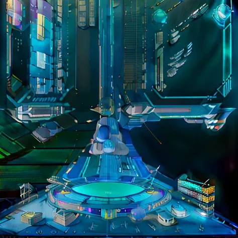 <lora:Extra (1):1><lora:small_scene_V2:0.8> holography,(rfktr_circrex,:1.1) vertical panorama of an aerial view of a fiberoptic circuit board, syd mead, Bladerunner, ((masterpiece)) (8k, best quality, 3d,vray:1.1), ultra-detailed, sharp focus, small_scene,...