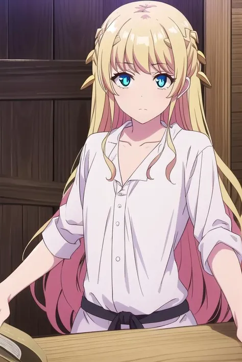 hinatatachibana, <lyco:hinatatachibana-lyco-nochekaiser:1>,
hinata tachibana, long hair, blue eyes, blonde hair,
BREAK shirt, collarbone, white shirt, collared shirt,
BREAK looking at viewer,
BREAK outdoors,
BREAK <lora:GoodHands-vanilla:1>, (masterpiece:1...