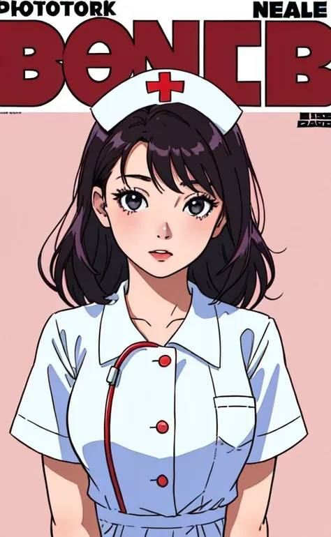 a cartoon image of a nurse in a white uniform