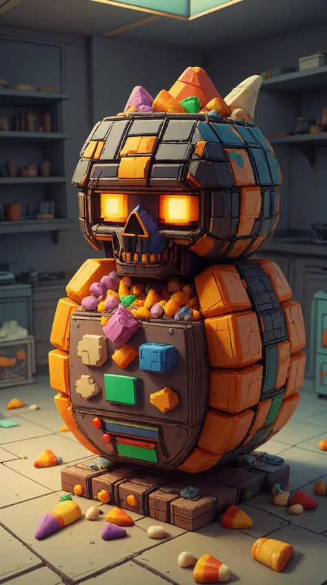 <lora:NESVoxelStyle:0.75> NESVoxelStyle mummy, unearthly, candy corn cookies, gloom and doom lighting, raven,
 <lora:add_detail:0.5> , Voxel, 3D, Pixel, (Masterpiece:1.3) (best quality:1.2) (high quality:1.1)