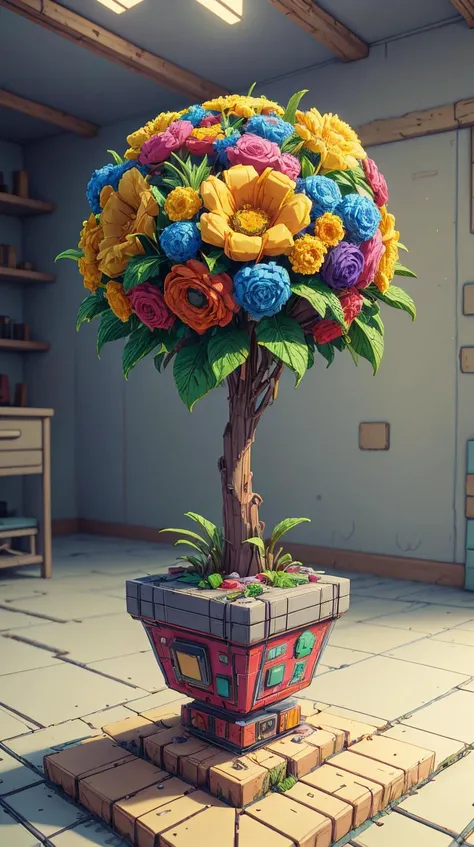 <lora:NESVoxelStyle:0.75> NESVoxelStyle flower <lora:add_detail:0.5> , Voxel, 3D, Pixel, (Masterpiece:1.3) (best quality:1.2) (high quality:1.1)