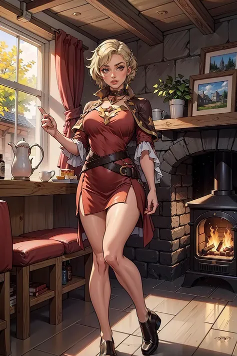 A classic, vintage British pub with wooden beams and a fireplace,  1girl, solo
BREAK
EPfeCitrinne, <lora:EPfeCitrinne-000005:0.7>
BREAK
[( capelet :1.4),( miniskirt:1.3)| (pirate costume:1.4)],( asymmetrical footwear:1.2)
BREAK
(masterpiece:1.5), illustrat...