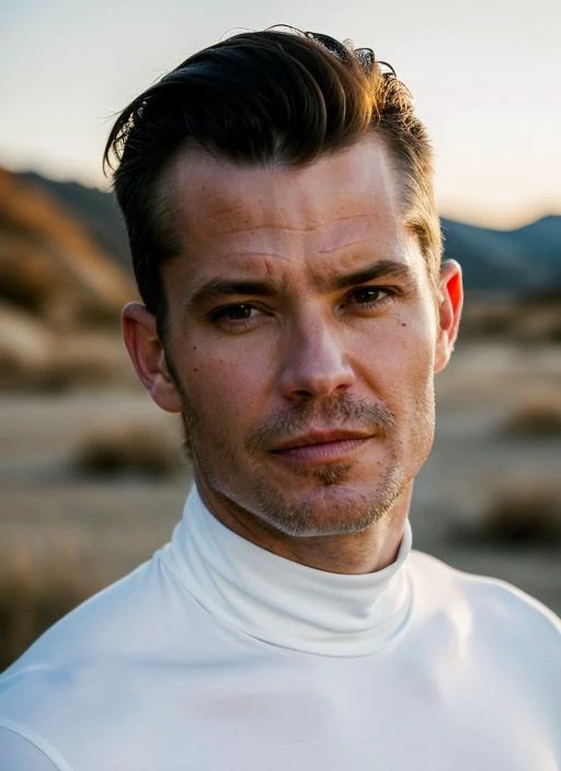 RAW portrait photo of handsome young sks person, white turtleneck, natural lighting, by Dorothea Lange, detailed face, UHD, absurdres, epic scene composition,
cinematic look, Fujifilm XT3, dslr, high quality, film grain
<lora:locon_timothyolyphant_v1_from_...