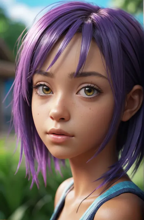 (anime, 2d, drawing), colorful, vibrant, cute, Barbadian, serene,  photorealistic, detailed, trending on artstation, depth field, unreal engine, cinematic, hyper realism, high detail, octane cinema 4D render, A24 cinematography, 8k