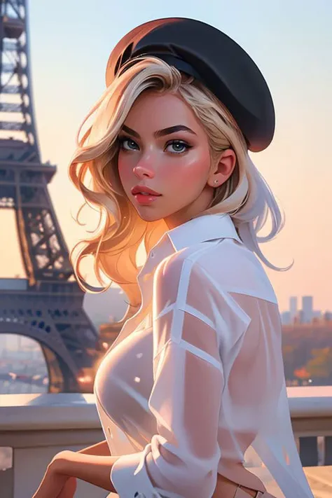 DEN_nata_lee,
in Paris wearing a (shirt:1.3) and (beret:1.2), france, (French:1.2), Paris, Eifel tower, scenic,
bokeh, f1.4, 40mm, photorealistic, raw, 8k, textured skin, skin pores, intricate details  <lora:epi_noiseoffset2:1>, epiCRealism <lora:detail_sl...