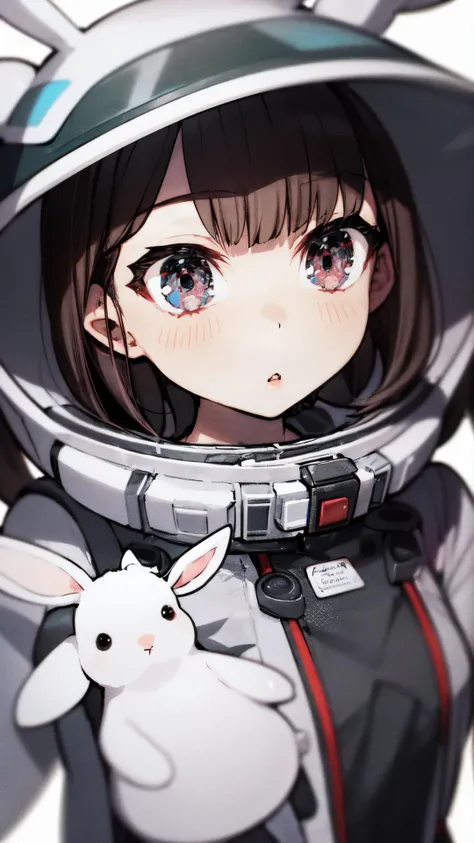 white rabbit astronaut | 3d style,masterpiece,best quality,UE5,rabbit with exposed face,
 <lora:tutus Vibrant Colors:0.85>