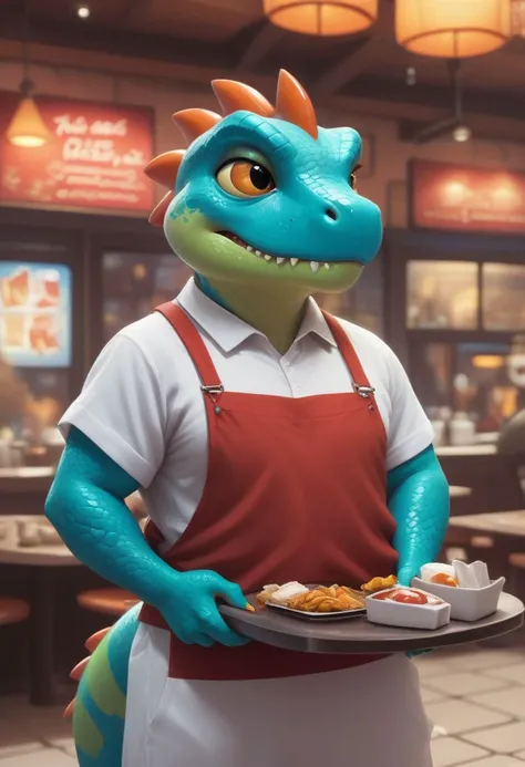 score_9, score_8_up, score_7_up, score_6_up, score_5_up, score_4_up, colourful lizard in a pizzeria