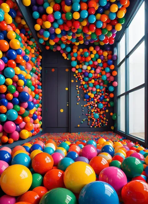 Artme, scenery, a room filled with colorful balls, abstract
<lora:artfullyPATTERN_SDXL_v1:0.8>