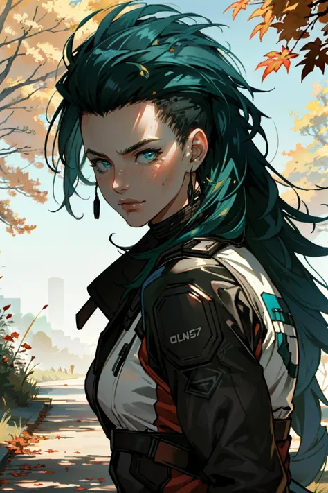 ((masterpiece, best quality))
<lora:CyberRogueYoung:0.8>
CyberRogueYoung, 1girl, aqua hair, make up, long hair, autumn park, midday, warm and golden light filtering through colorful foliage