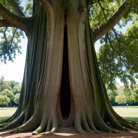 tree bark on a huge fantasy tree