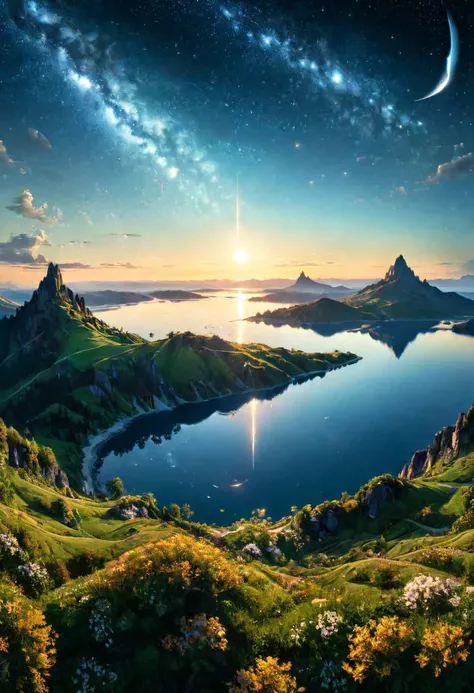 A dreamy night with stardust by Al Williamson,  (panoramic , artstyle-art deco but extremely beautiful:1.4), (intricate details, masterpiece, best quality:1.4)
Terragen, beautiful massive landscape, epic scenery, Terragen, , looking at viewer
<lora:add-det...