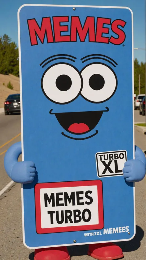 there is a sign that says memes turbo on it