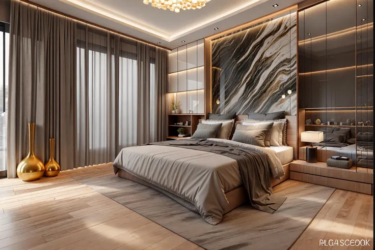 Modern luxury bedroom