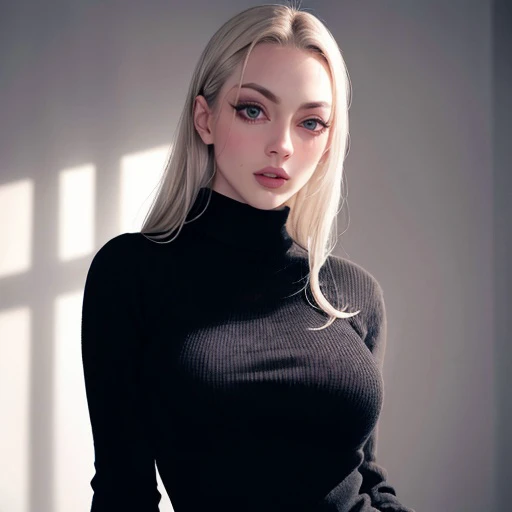 <lora:courtneydawne_sd15_512_128_64_v1:1>courtneydawne 1girl solo looking at viewer  wearing a turtleneck sweater  epiCRealism