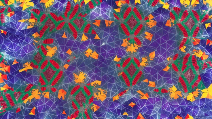 Kaleidoscopic backgrounds