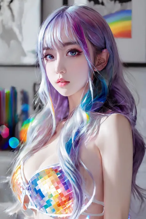 iridescent painting, prismatic, holographic, chromatic aberration,
masterpiece, best quality, 1girl, <lora:kwFemale_Beta40-SDXL_v1:1>, waifu