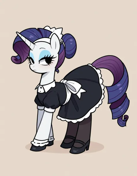 a cartoon picture of a little pony with a purple mane