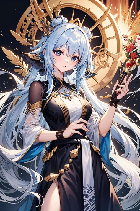 Roro Jonggrang is a legendary figure from Javanese folklore who is renowned for her exceptional beauty. According to tradition, she is said to have possessed a fair complexion, long dark hair, and enchanting black eyes. She is often depicted wearing tradit...