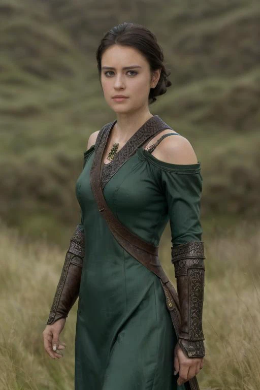 r0s4b3lls, face, medieval fantasy, green dress  <lora:r0s4b3lls:0.9>