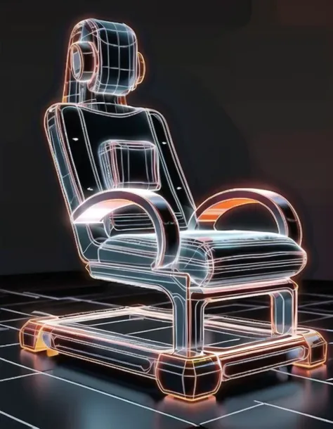 chair
 <lora:hologram02:1>