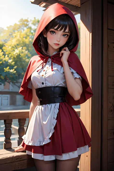 (masterpiece, best quality), 1girl,   <lora:little_red_riding_hood_v0.1:1> little red riding hood