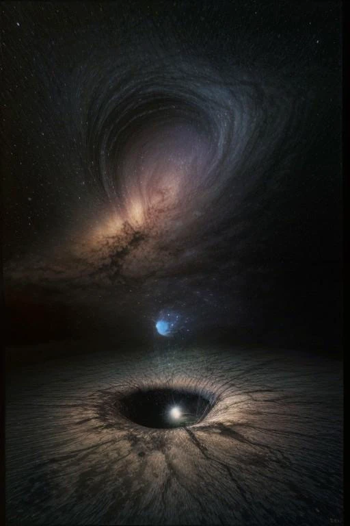 (masterpiece, best quality, highres:1.2), blackhole, Universe, space,