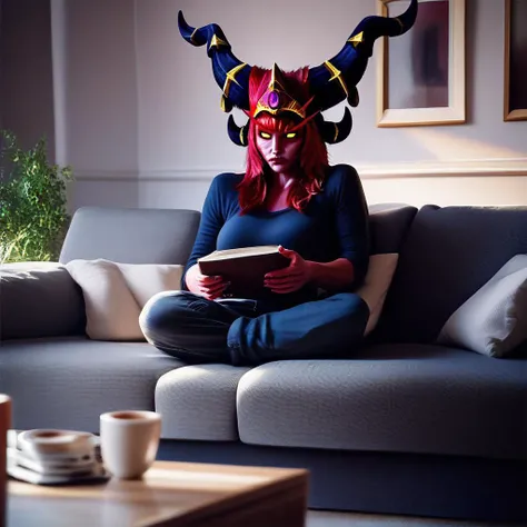 score_9, score_8_up, score_7_up, score_6_up, score_5_up, score_4_up, rating_safe,source_photorealistic,alexstrasza sitting on a couch in a living room,full body,<lora:PhotorealponyXLV5:0.8>