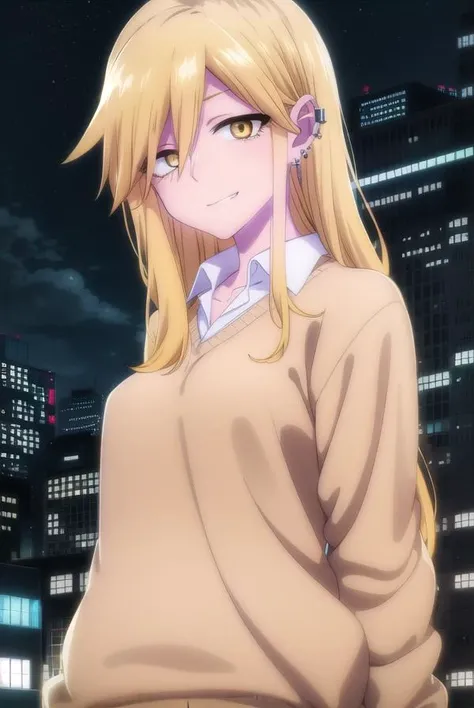 serikikyou, <lora:seri kikyou s1-lora-nochekaiser:1>,
seri kikyou, long hair, blonde hair, hair between eyes, (yellow eyes:1.3), grin,
BREAK skirt, shirt, long sleeves, jewelry, school uniform, white shirt, pleated skirt, earrings, collared shirt, black sk...