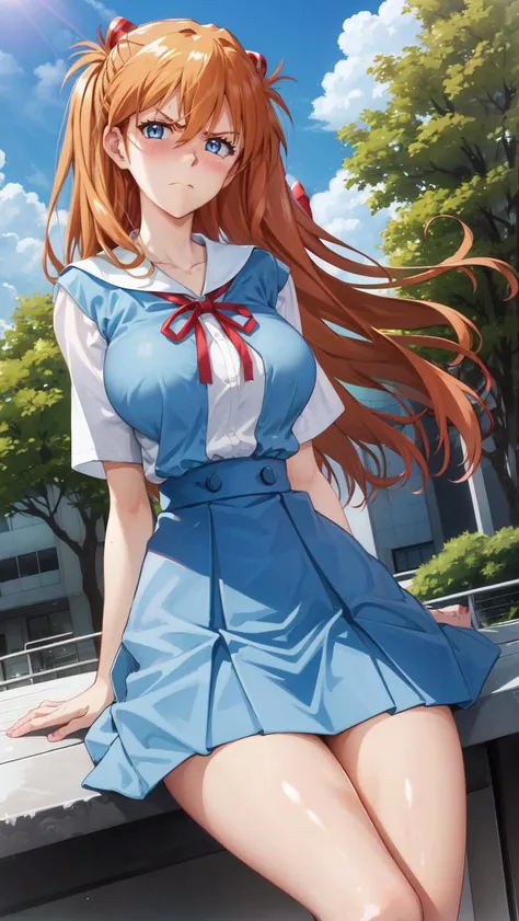 Asuka Langley - School Uniform │ Neon Genesis Evangelion