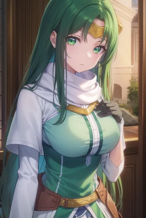 marisamarilis, <lora:maris amarilis-lora-nochekaiser:1>,
maris amarilis, long hair, (green eyes:1.5), green hair, circlet,
BREAK gloves, fingerless gloves, dress, white dress, capelet, cape, scarf, white scarf, long sleeves,
BREAK indoors, castle,
BREAK lo...