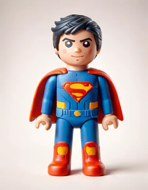 a close up of a toy figure of a superman