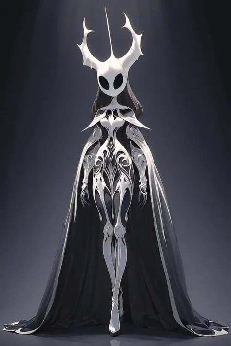 <lora:FFTJobs XL:1.25> sexy female hollow knight ghost, full body, game art style, (masterpiece),  best quality, highres, 4k, 8k, Detailed Illustration, intricate detail, cinematic lighting, amazing quality, 1girl, fit female, amazing shading, soft lightin...