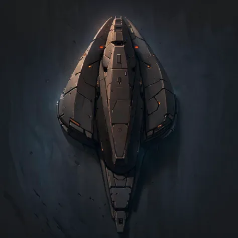 a close up of a spaceship floating in the water