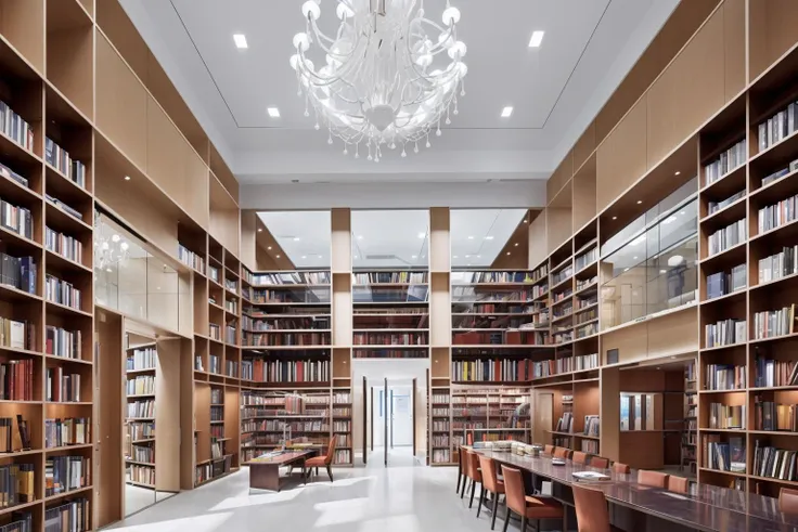 XSArchi_125图书馆+书房（工装）Library + Study (Commercial decoration)