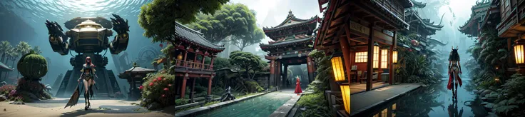 (otherworldly, otherworldly atmosphere, otherworldly appearance), highly insanely detailed, masterpiece, top quality, best quality, highres, 4k, 8k, RAW photo, ((ancient egyptian theme:1.2)), Hong Kong structure, structure, 
(mystical theme), mystical gatm...