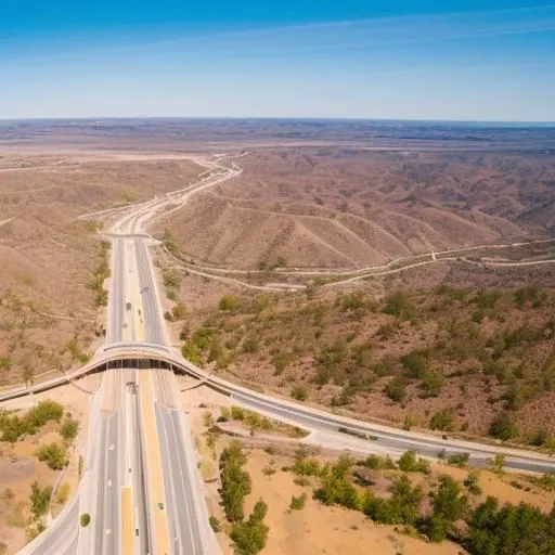 a high angle shot of a beautiful old american town where roads are made of dirt & houses are made of wood