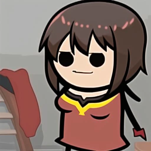 <lora:cah-10:1>, cah, megumin, solo, 1girl