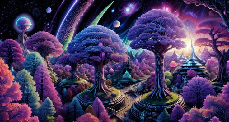 <lora:PsyAI_128:1> PsyAi,  <lora:add_detail:1>, fractal cosmos, ((landscape)), high angle, vibrant colors, sharp