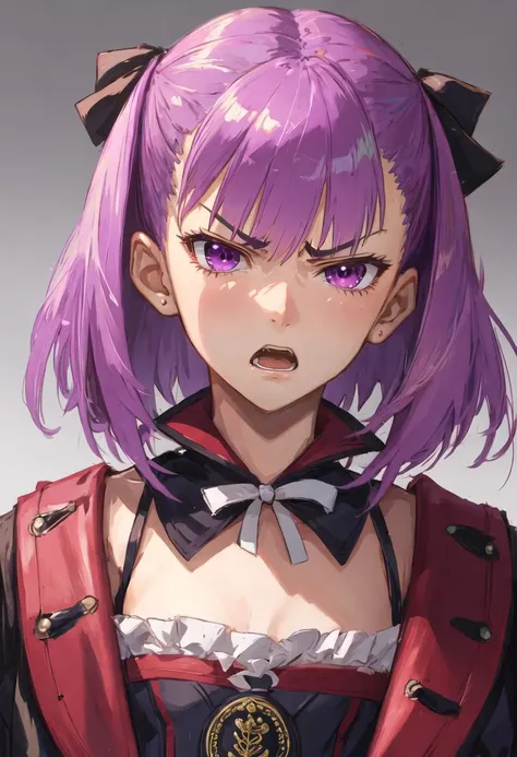 best quality, masterpiece, highres, solo, {helena_blavatsky_fgo:0.90}, angry, annoyed, portrait, looking at viewer