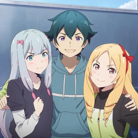 masterpiece,high quality,
<lora:Eromanga_all:1>,3 people,
ADDBASE,
3 people,izumi sagiri,hug,scowl,
ADDCOL,
3 people,izumi masamune,smile,looking at viewer,
ADDCOL,
3 people,yamada elf,hug,smile,looking at viewer,