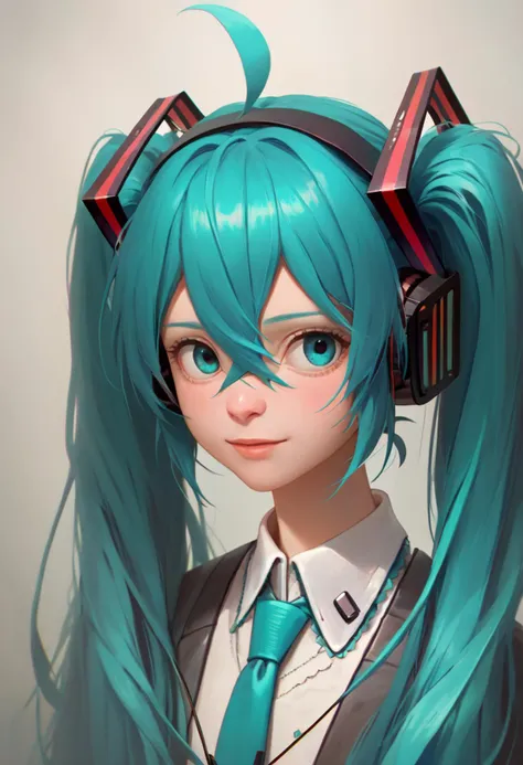 score_9, score_8_up, score_7_up, 1girl, high quality, best quality, masterpiece, <lora:miku-hatsune-ponyxl-lora-nochekaiser:1> miku hatsune, ahoge, aqua eyes, aqua hair, crossed bangs, hair between eyes, hair ornament, headphones, long hair, twintails, ...